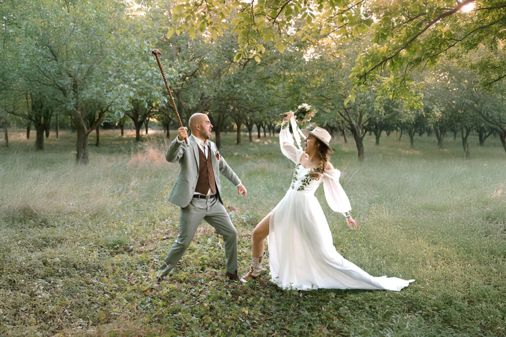 Photographe de mariage Beaujolais Bar à Paillettes